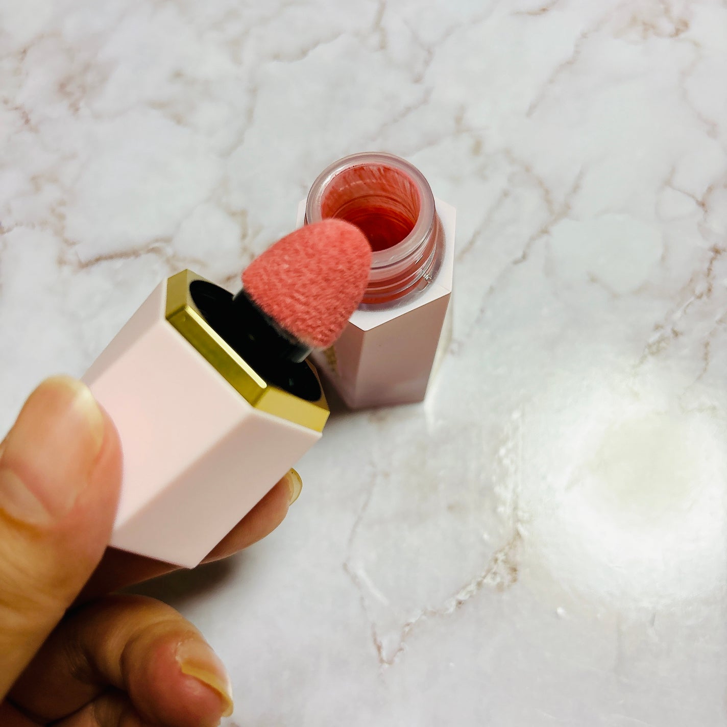 シーグラム カラーブルーム リキッドブラッシュ/SHEGLAM/リキッドチークを使ったクチコミ(2枚目)