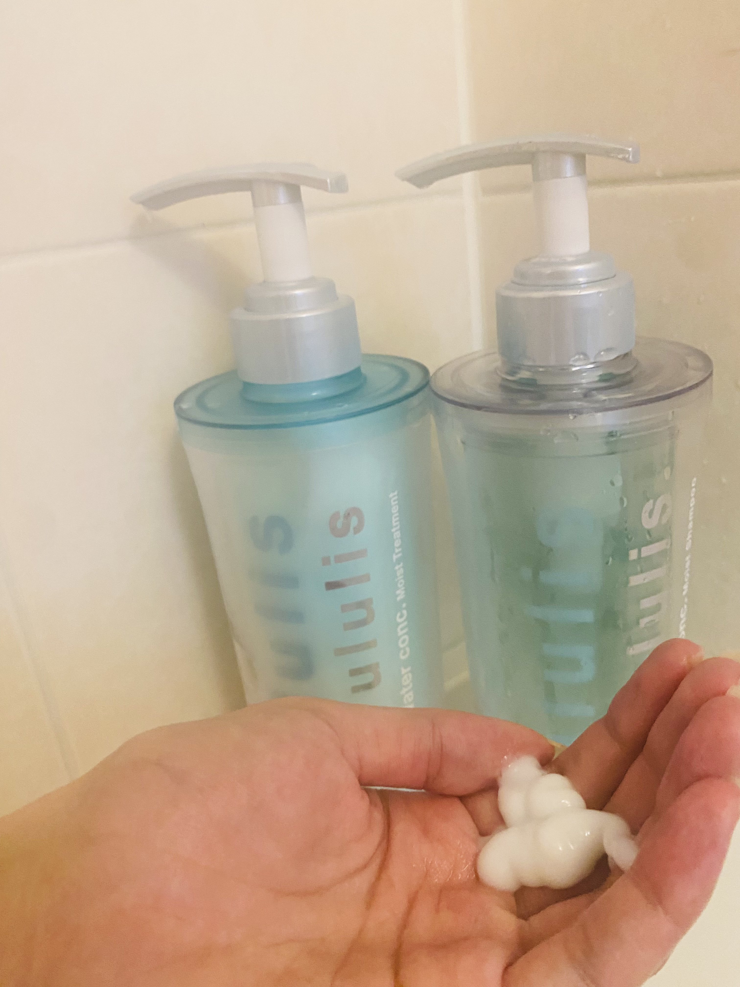 ウォーターコンク モイストシャンプー/ヘアトリートメント/ululis/市販シャンプーを使ったクチコミ（3枚目）