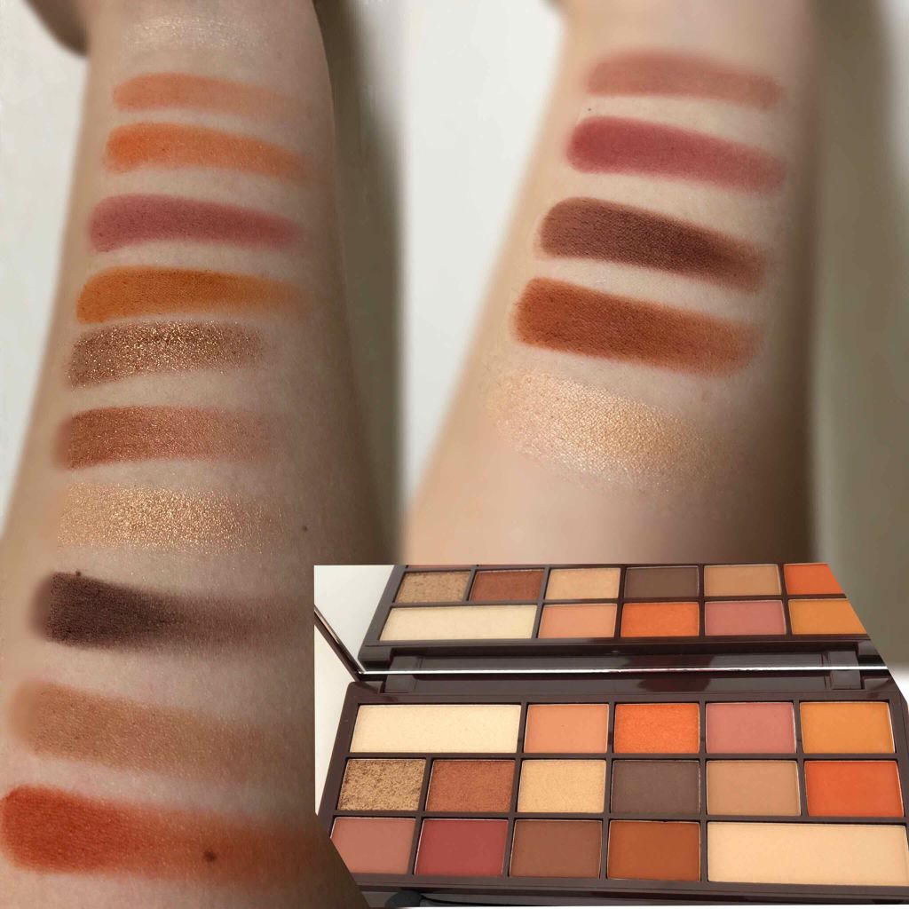 アイラブチョコレート/MAKEUP REVOLUTION/アイシャドウパレットを使ったクチコミ（3枚目）