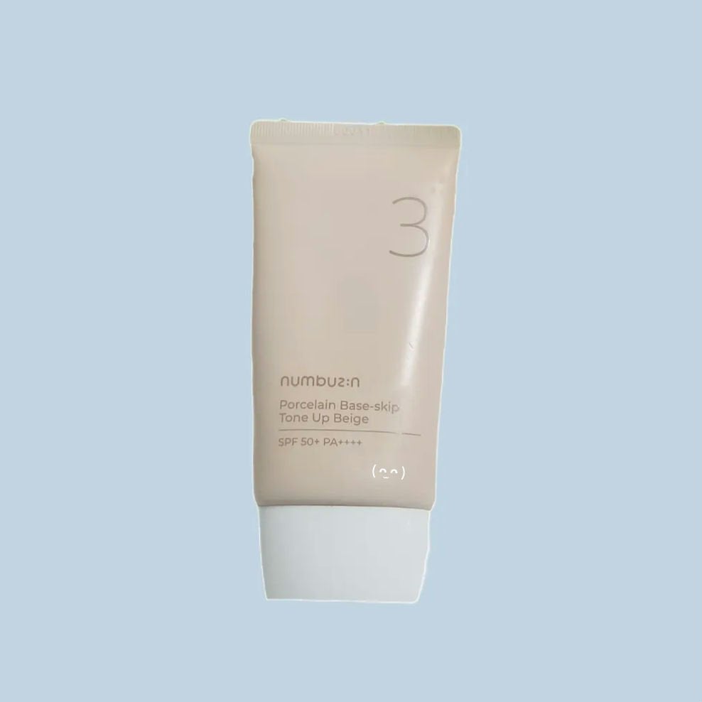 3番 ノーファンデ陶器肌トーンアップクリーム/numbuzin/化粧下地を使ったクチコミ(1枚目)