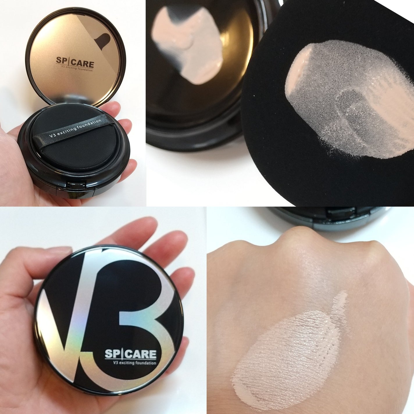 V3 エキサイティングファンデーション/SPICARE/クッションファンデーションを使ったクチコミ(3枚目)