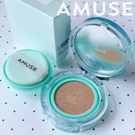 メタフィットヴィーガンクッション/AMUSE/クッションファンデーションを使ったクチコミ(8枚目)