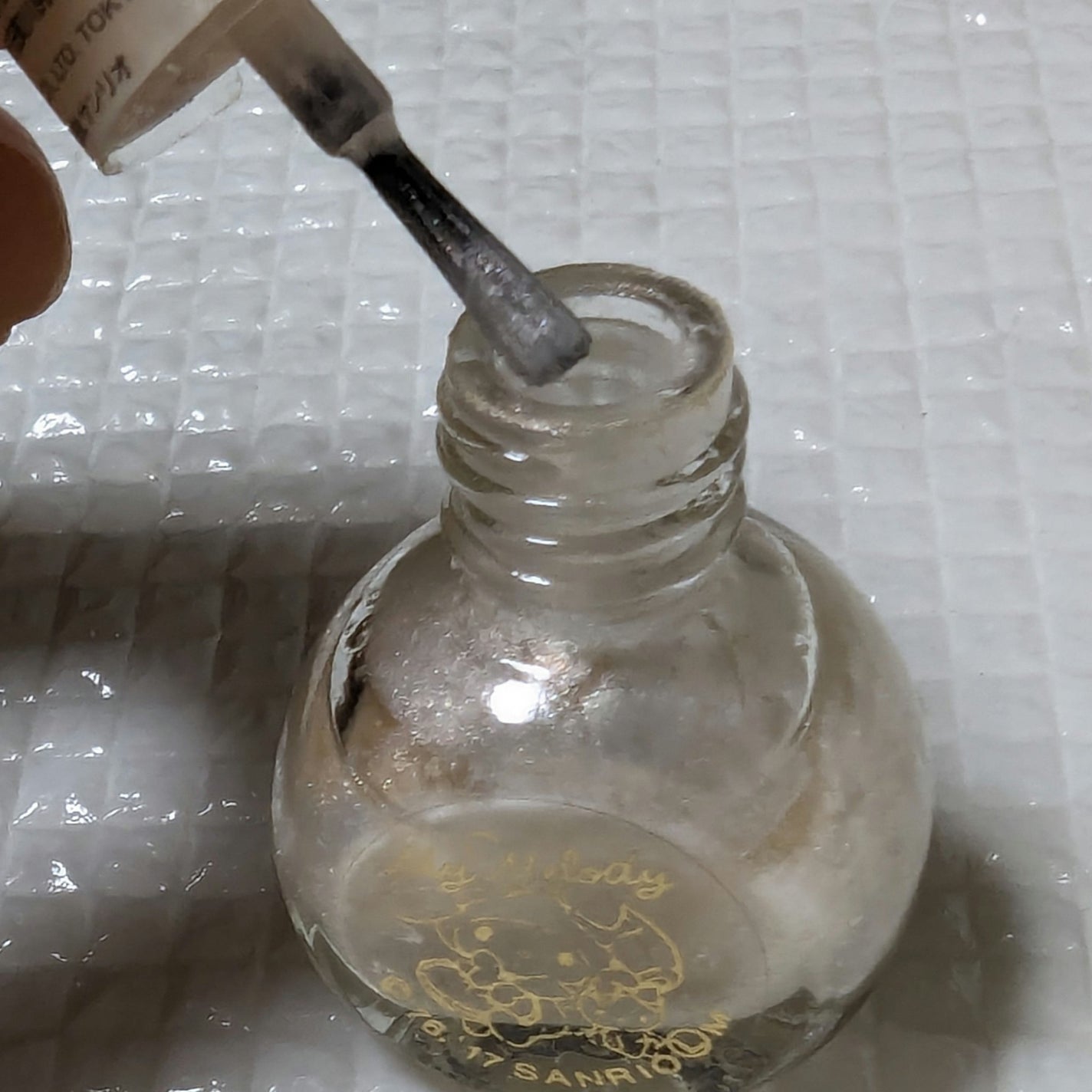 マイメロ ネイル/DAISO/マニキュアを使ったクチコミ(4枚目)