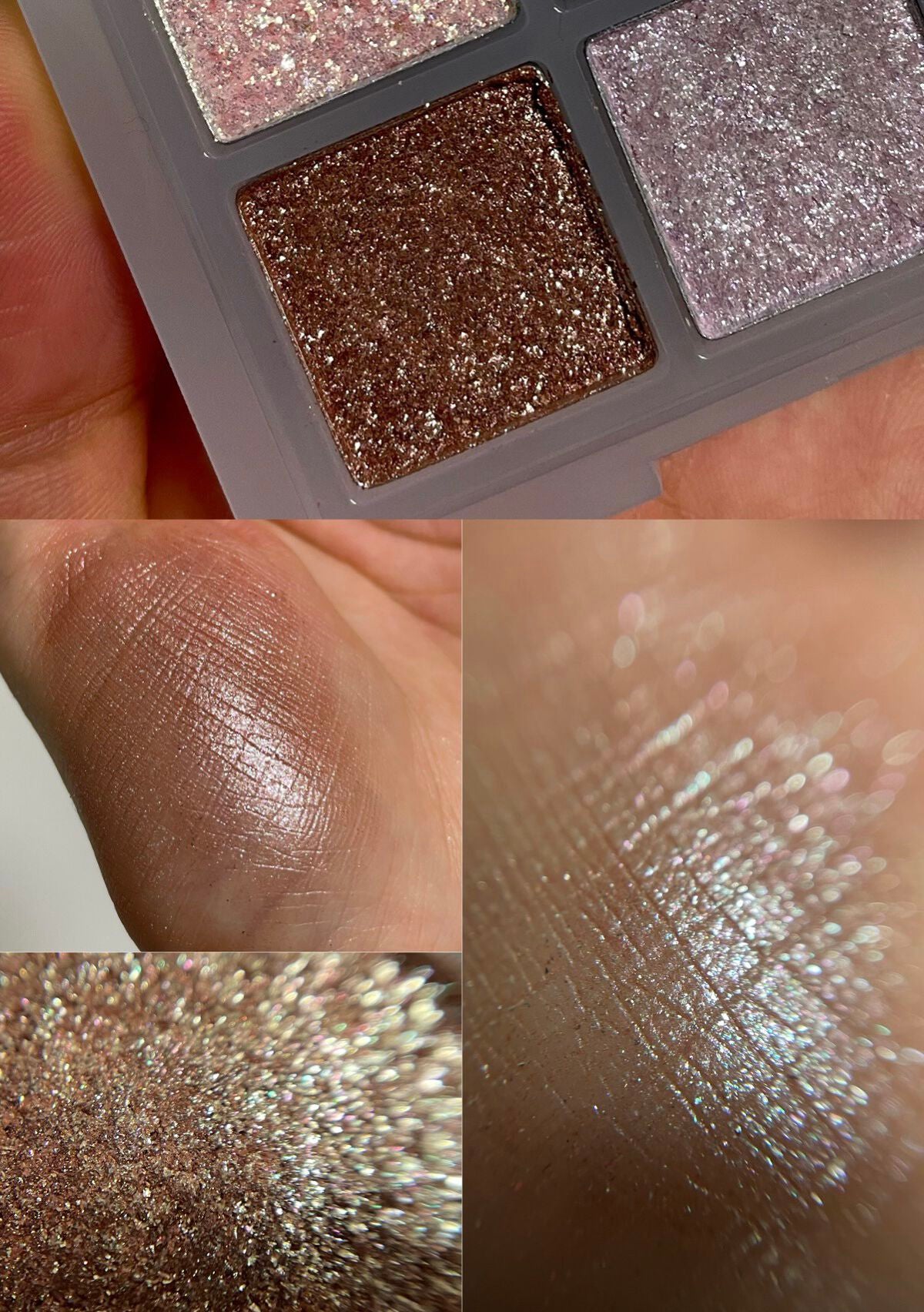 オーマイグリッターポップ/ABOUT TONE/アイシャドウパレットを使ったクチコミ(2枚目)