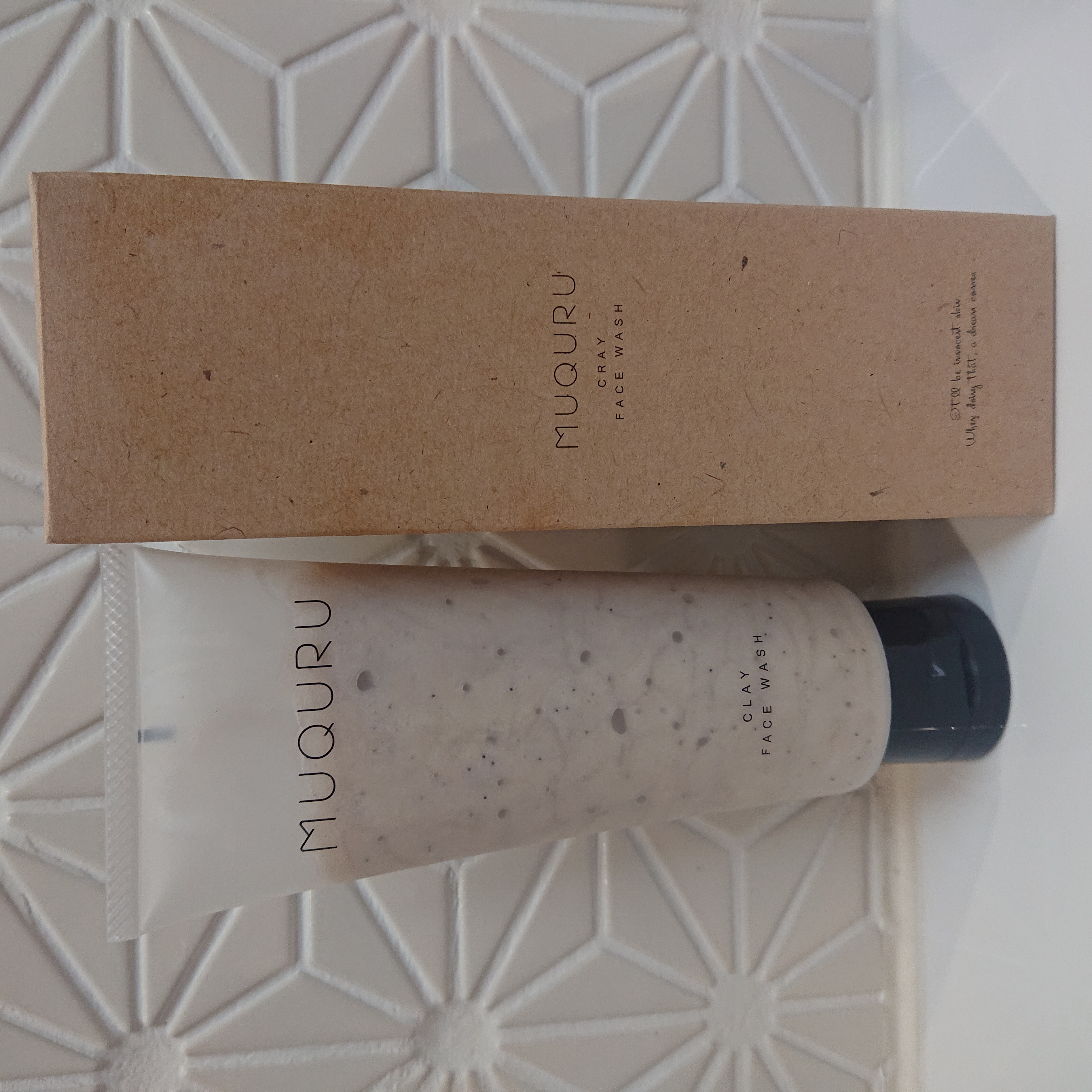 クレイフェイスウォッシュ/MUQURU/洗顔フォームを使ったクチコミ（1枚目）