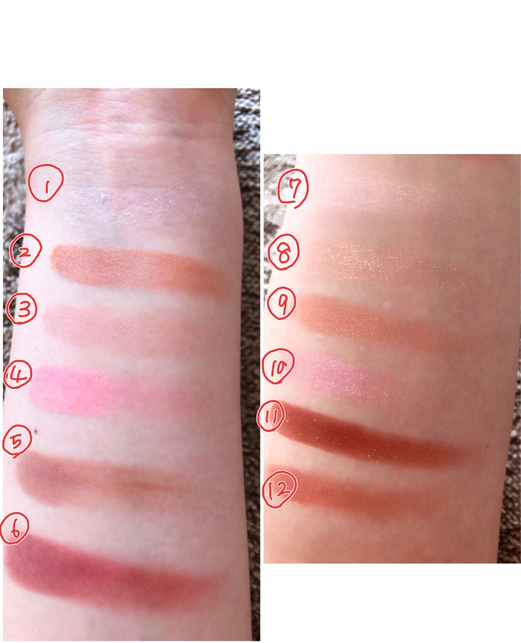 バレンタインボックス3ローズモーメント/VAVI MELLO/アイシャドウパレットを使ったクチコミ(6枚目)