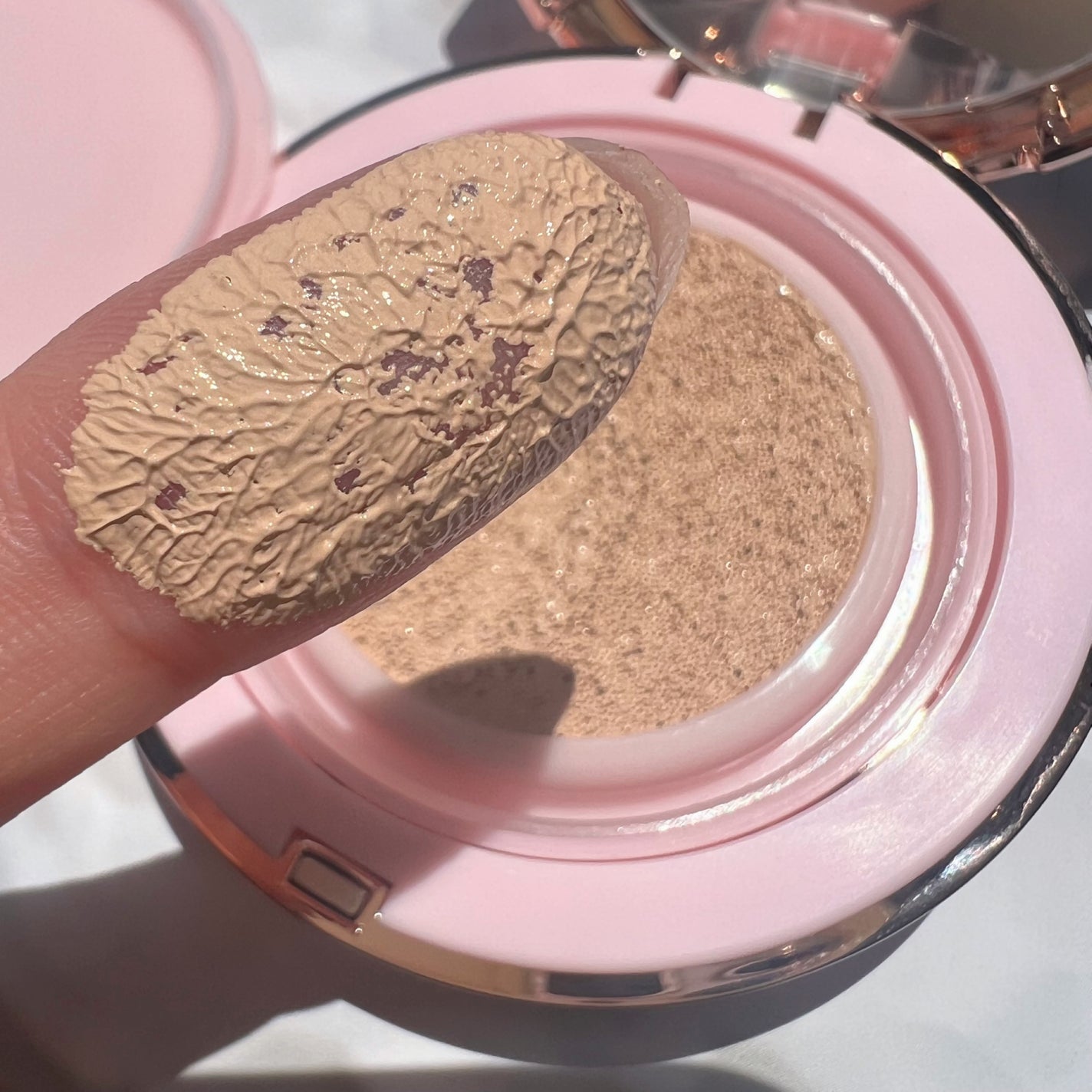 ピンクティーツリーカバーアップグロウクッション/APLIN/クッションファンデーションを使ったクチコミ(6枚目)