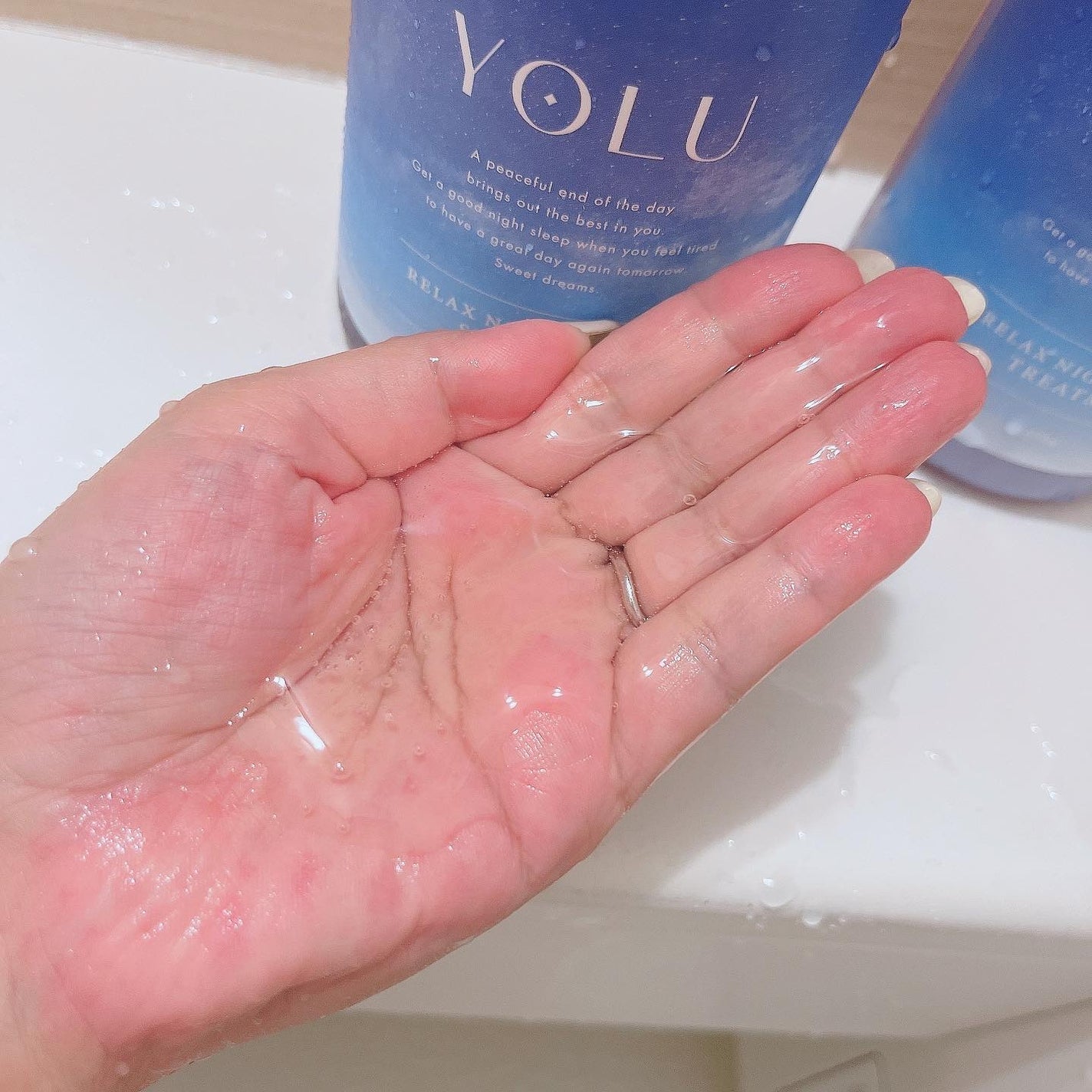 リラックスナイトリペア シャンプー/トリートメント/YOLU/市販シャンプーを使ったクチコミ(2枚目)