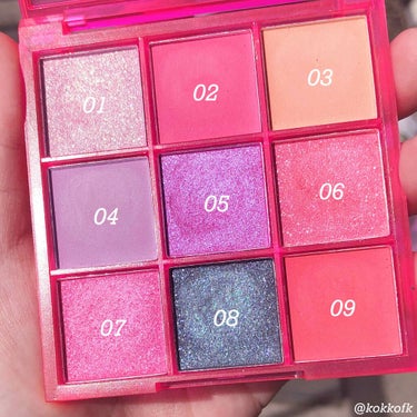 UR GLAM　BLOOMING EYE COLOR PALETTE/U R GLAM/アイシャドウパレットを使ったクチコミ（3枚目）