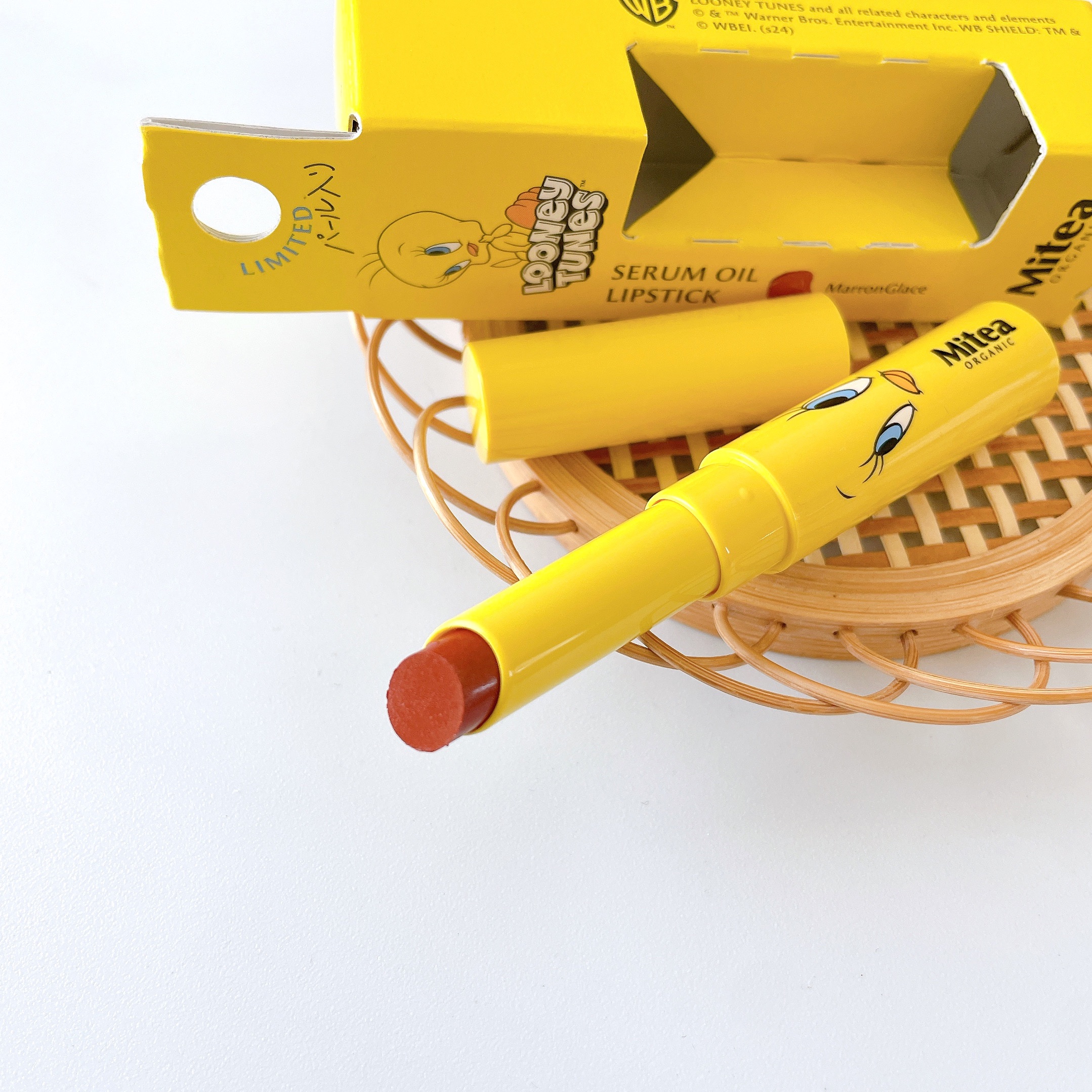 セラムオイルリップスティック /ミティア オーガニック/口紅を使ったクチコミ（2枚目）