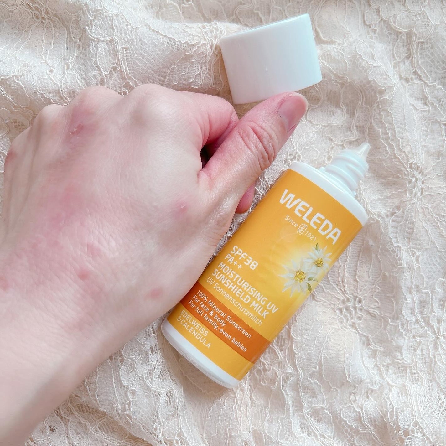 エーデルワイス UVプロテクト/WELEDA/化粧下地を使ったクチコミ(4枚目)