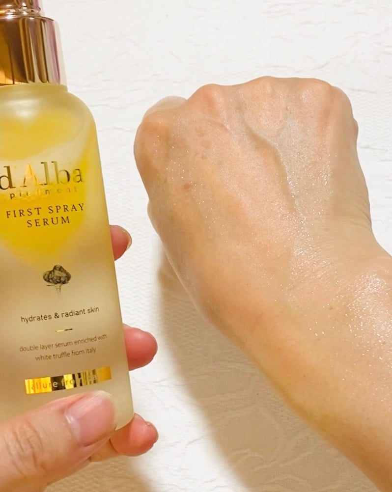 ダルバ ホワイトトリュフファーストスプレーセラム/ダルバ/ミスト状化粧水を使ったクチコミ(6枚目)