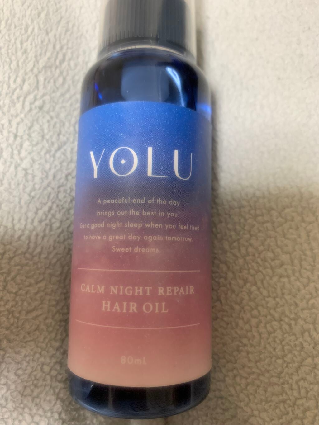 カームナイトリペアヘアオイル/YOLU/ヘアオイルを使ったクチコミ(1枚目)