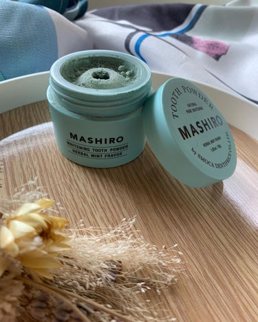 MASHIRO 薬用ホワイトニングパウダー ハーブミント/MASHIRO/歯磨き粉を使ったクチコミ（2枚目）