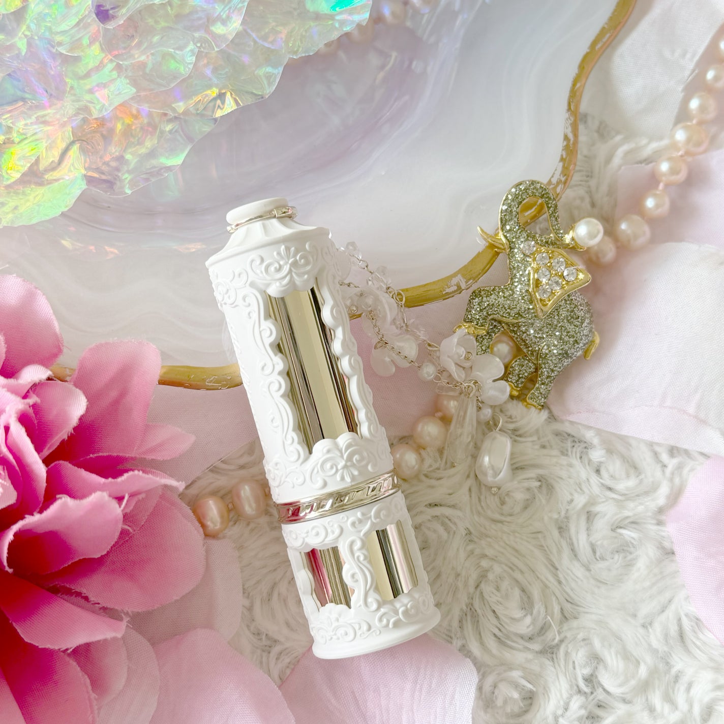 フラワーリップ 日本限定ピンクゴールドモデル/Kailijumei/口紅を使ったクチコミ(3枚目)