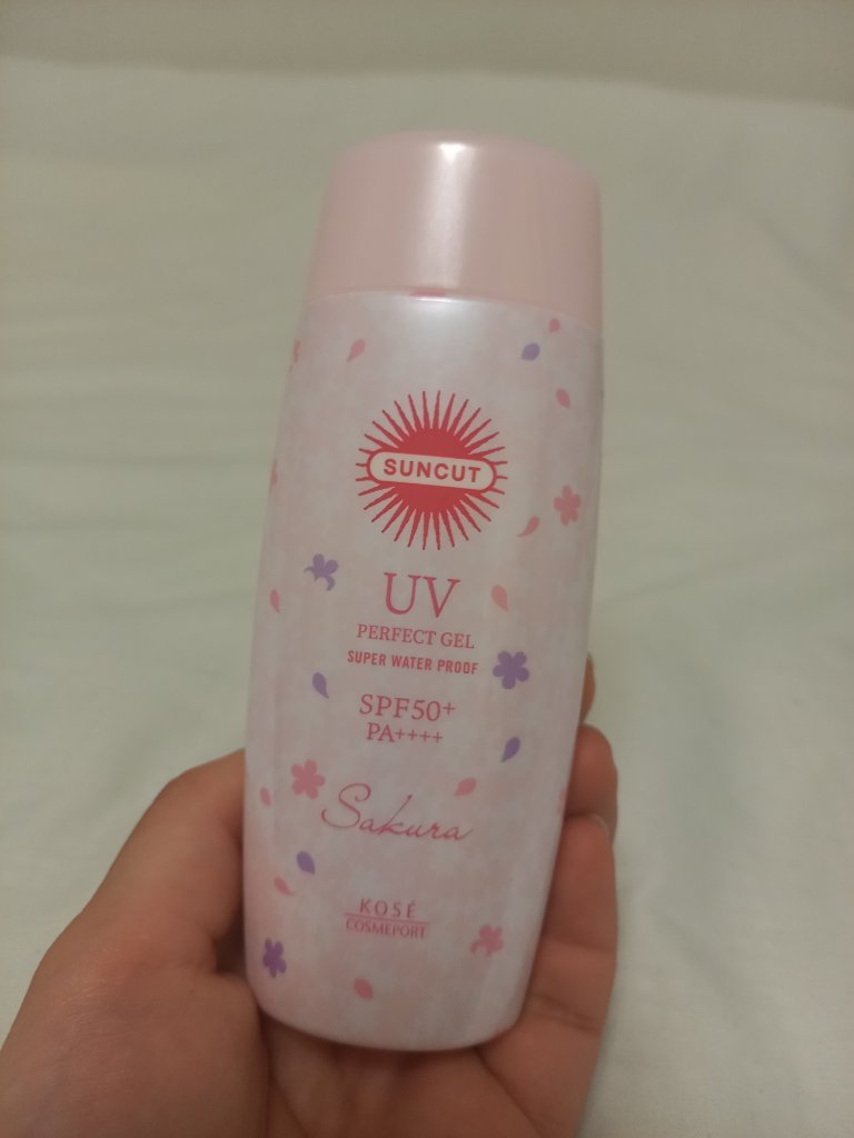 フレグランスUV パーフェクトジェル 桜＆ピーチの香り/サンカット®/日焼け止め・UVケアを使ったクチコミ（2枚目）