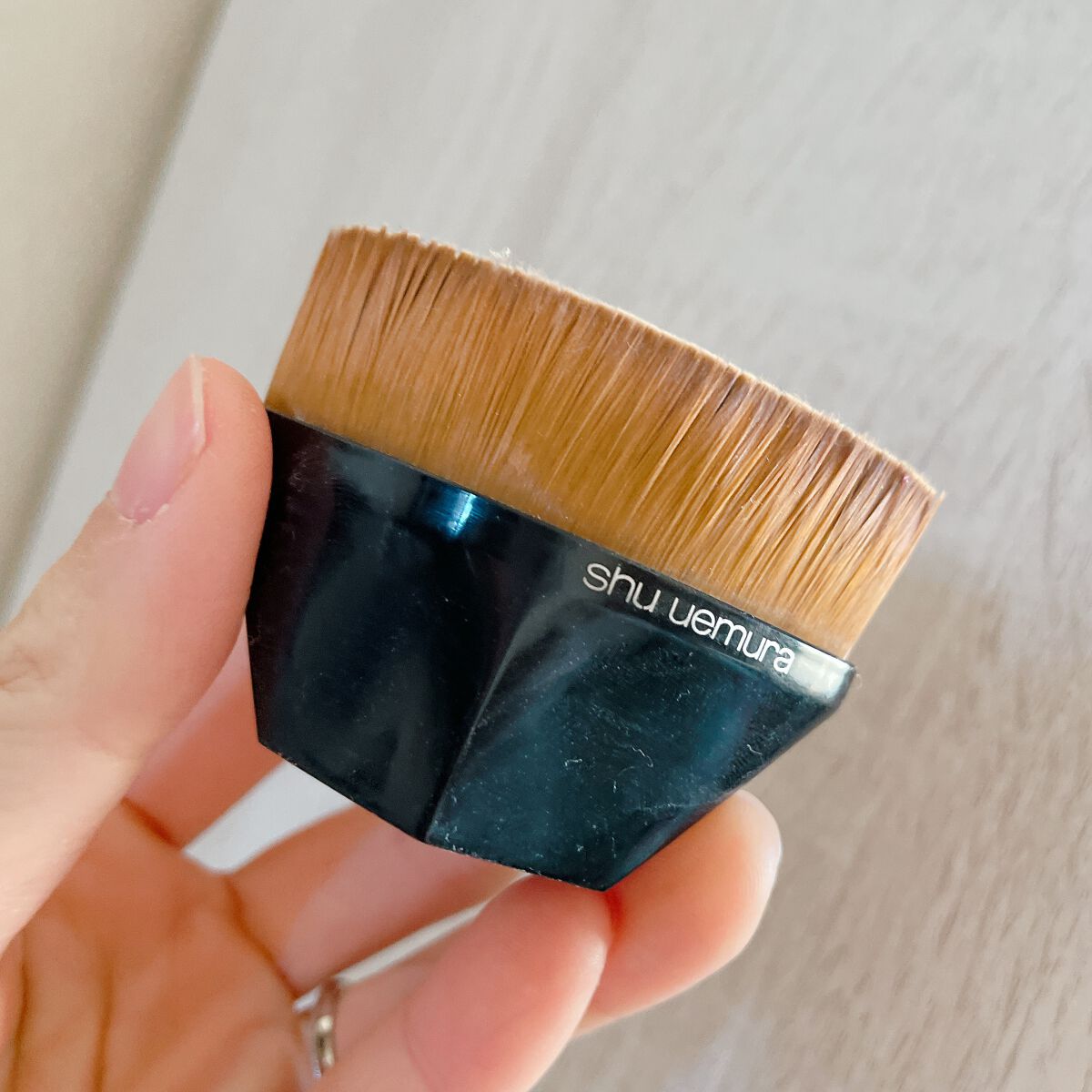 ペタル 55 ファンデーション ブラシ ペタル 55 ファンデーション ブラシ/shu uemura/メイクブラシを使ったクチコミ（1枚目）