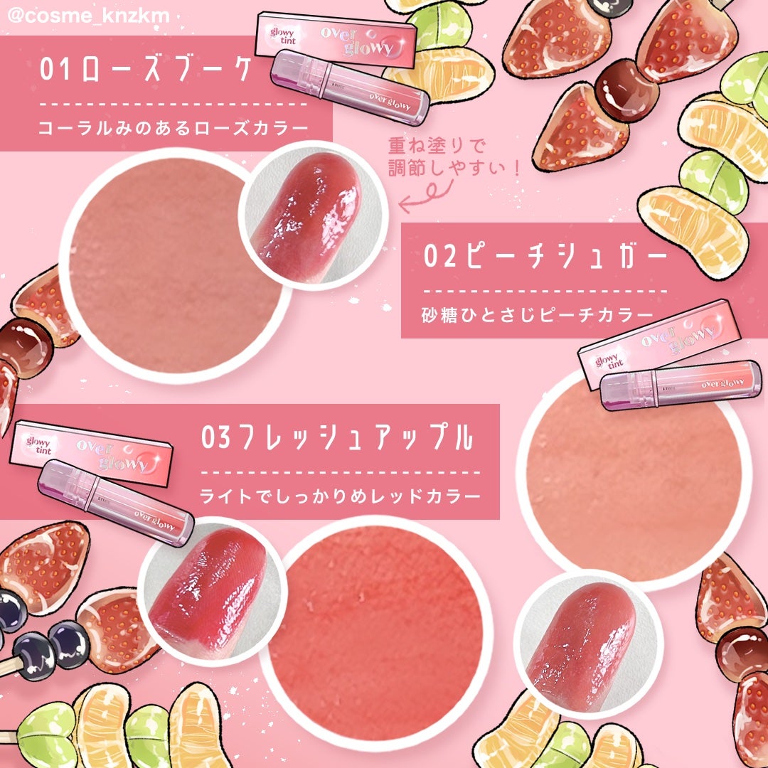 オーバーグロウティント/ETUDE/リップティントを使ったクチコミ(3枚目)