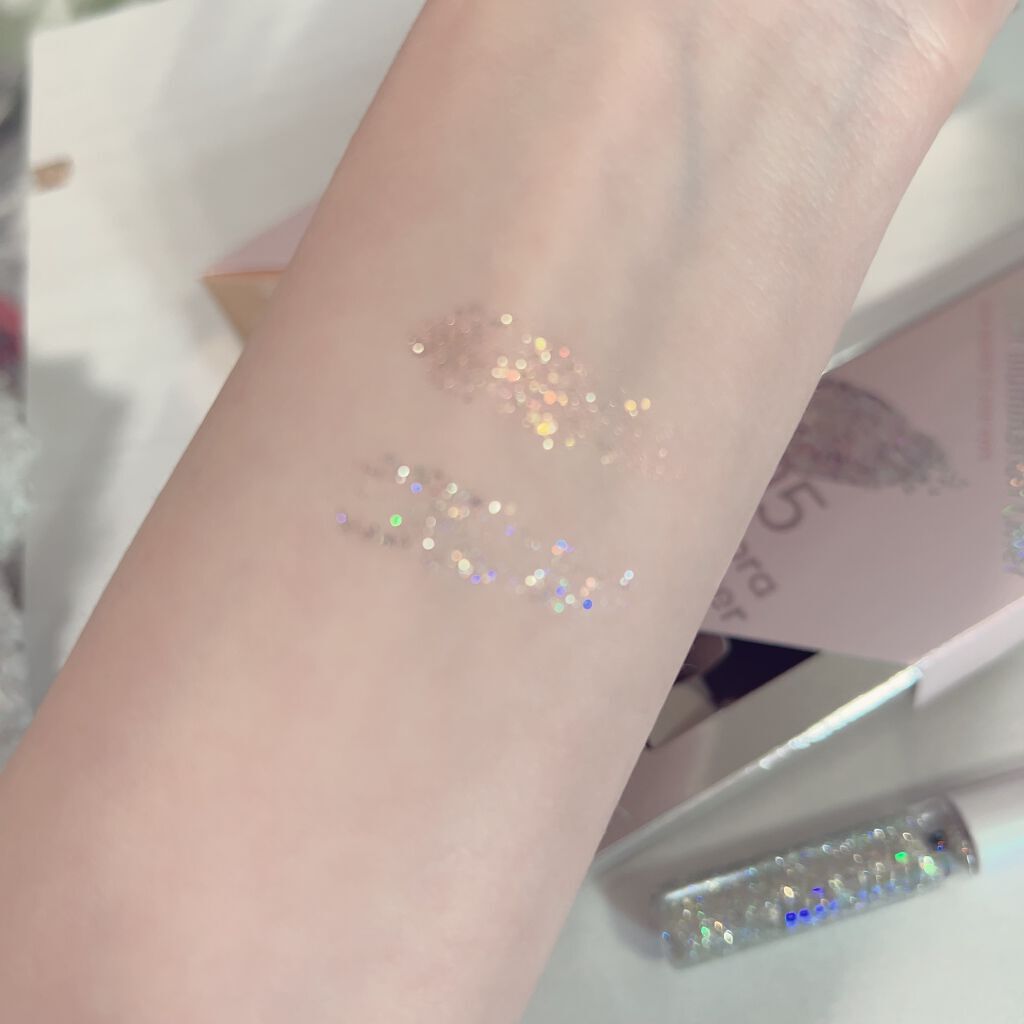 グリッターイルミネーションライナー/CipiCipi/リキッドアイライナーを使ったクチコミ(3枚目)