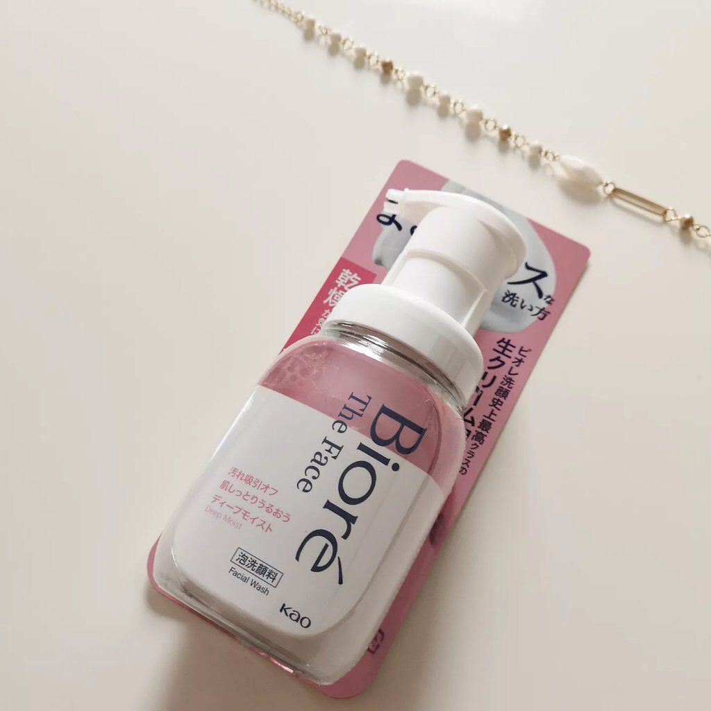 ビオレ ザフェイス 泡洗顔料 ディープモイスト/ビオレ/泡洗顔を使ったクチコミ（2枚目）