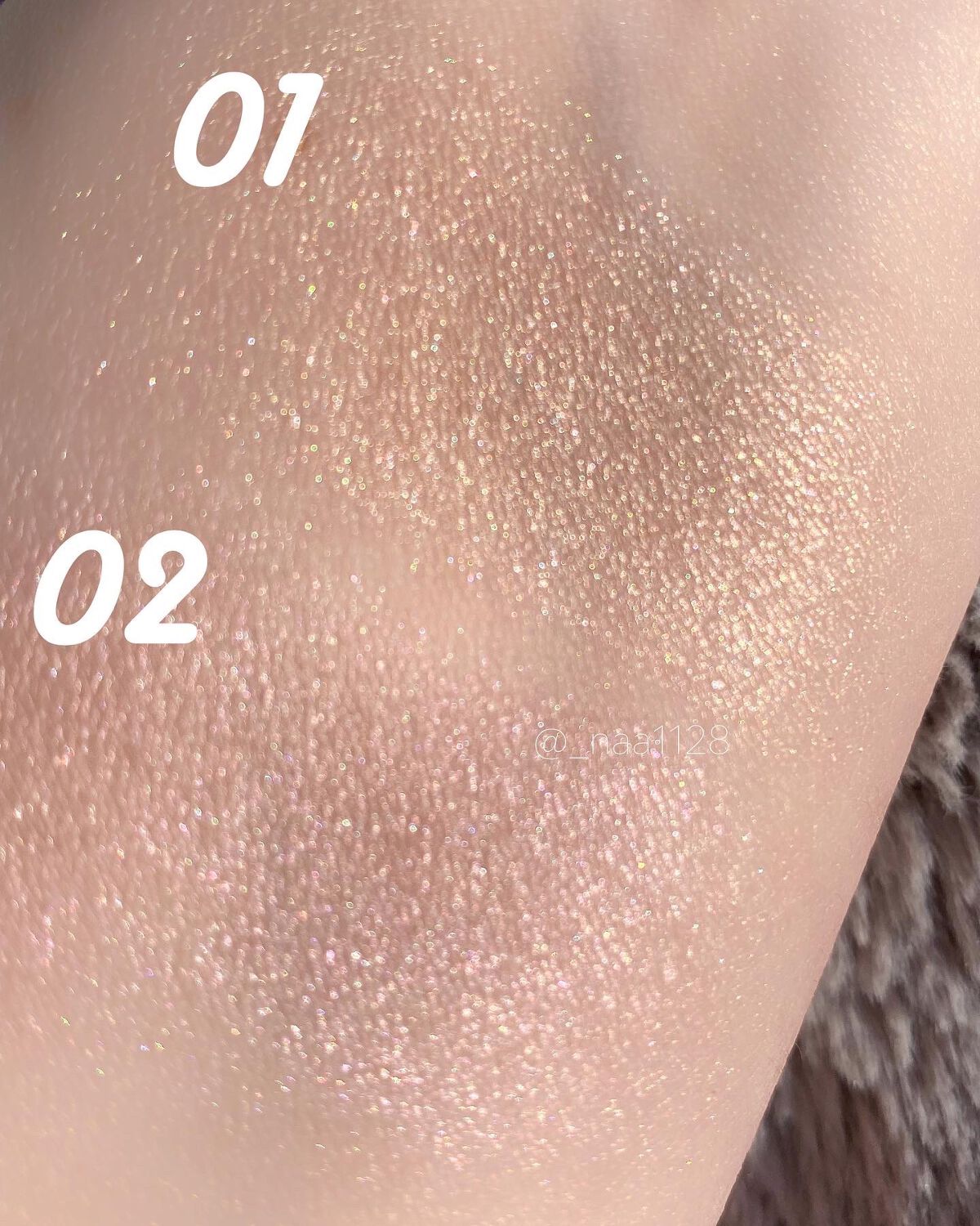 ヴェールライター/rom&nd/パウダーハイライトを使ったクチコミ(4枚目)