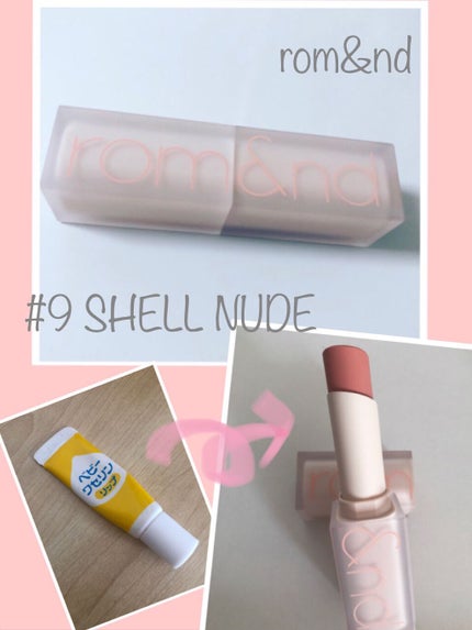 ゼロマットリップスティック/rom&nd/口紅を使ったクチコミ(1枚目)