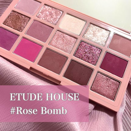 プレイカラーアイパレット ローズボム/ETUDE/アイシャドウパレットを使ったクチコミ(1枚目)