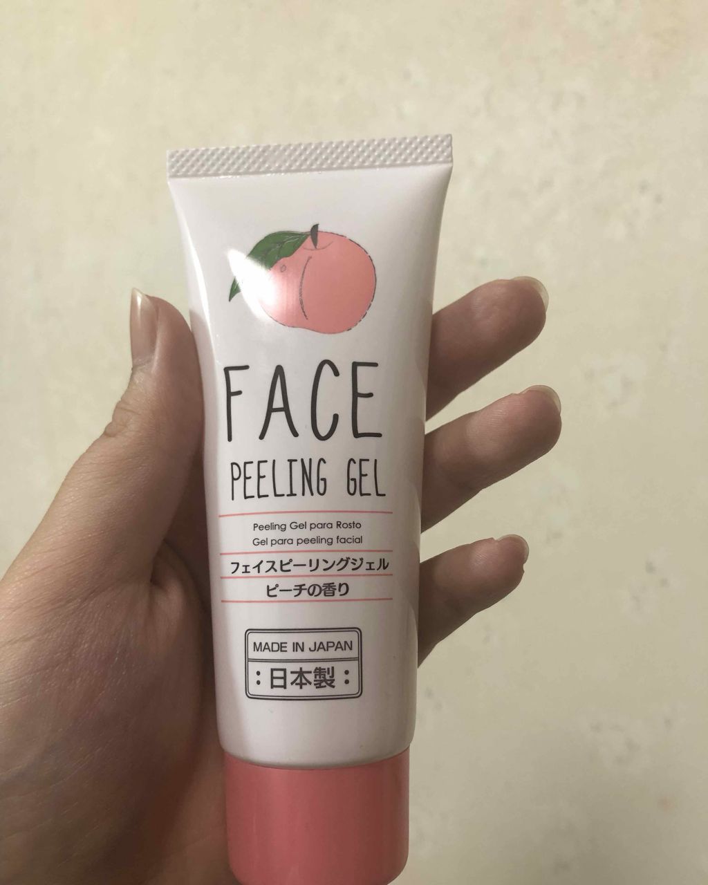 フェイスピーリングジェル ピーチの香り/DAISO/ピーリングを使ったクチコミ(1枚目)