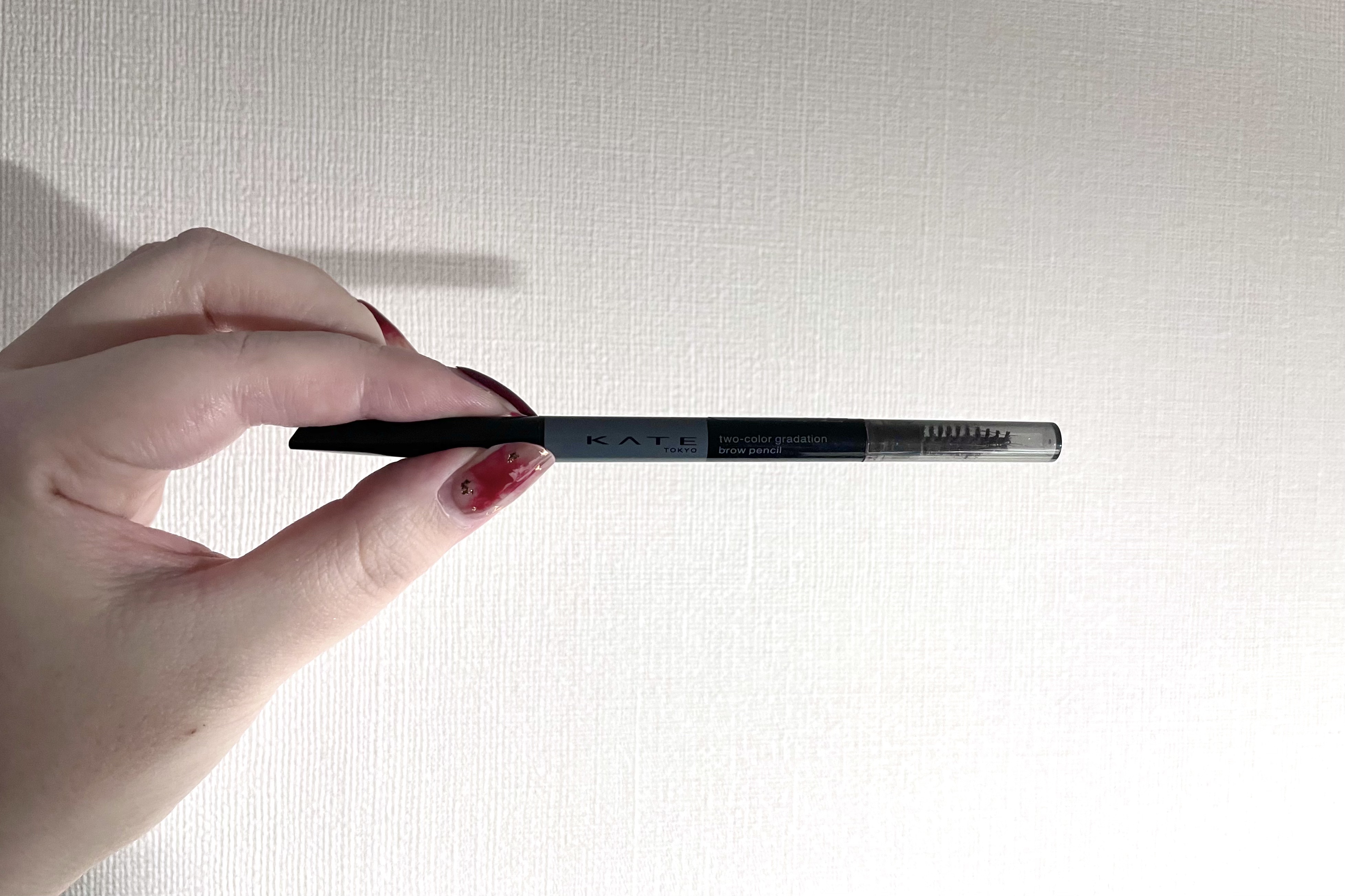 2カラーグラデーションブロウペンシル EX-3 ブラウンピンク/KATE/アイブロウペンシルを使ったクチコミ（1枚目）