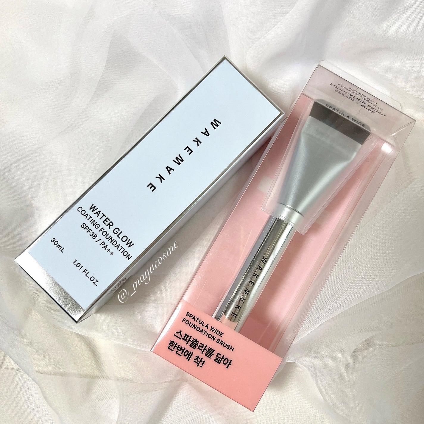 ウォーターグロウコーティングファンデーション/wakemake/リキッドファンデーションを使ったクチコミ(5枚目)