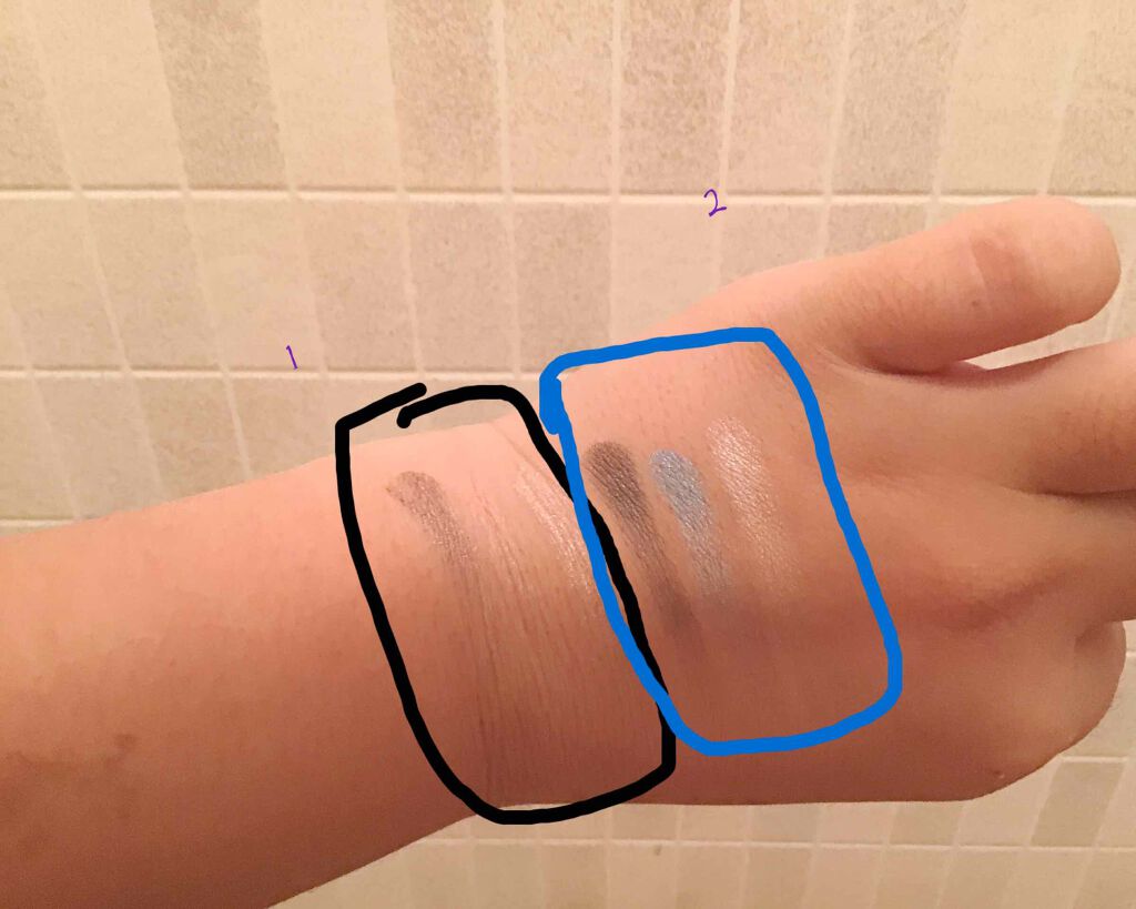 エルファー プロフェッショナル アイシャドウ/DAISO/アイシャドウパレットを使ったクチコミ（2枚目）