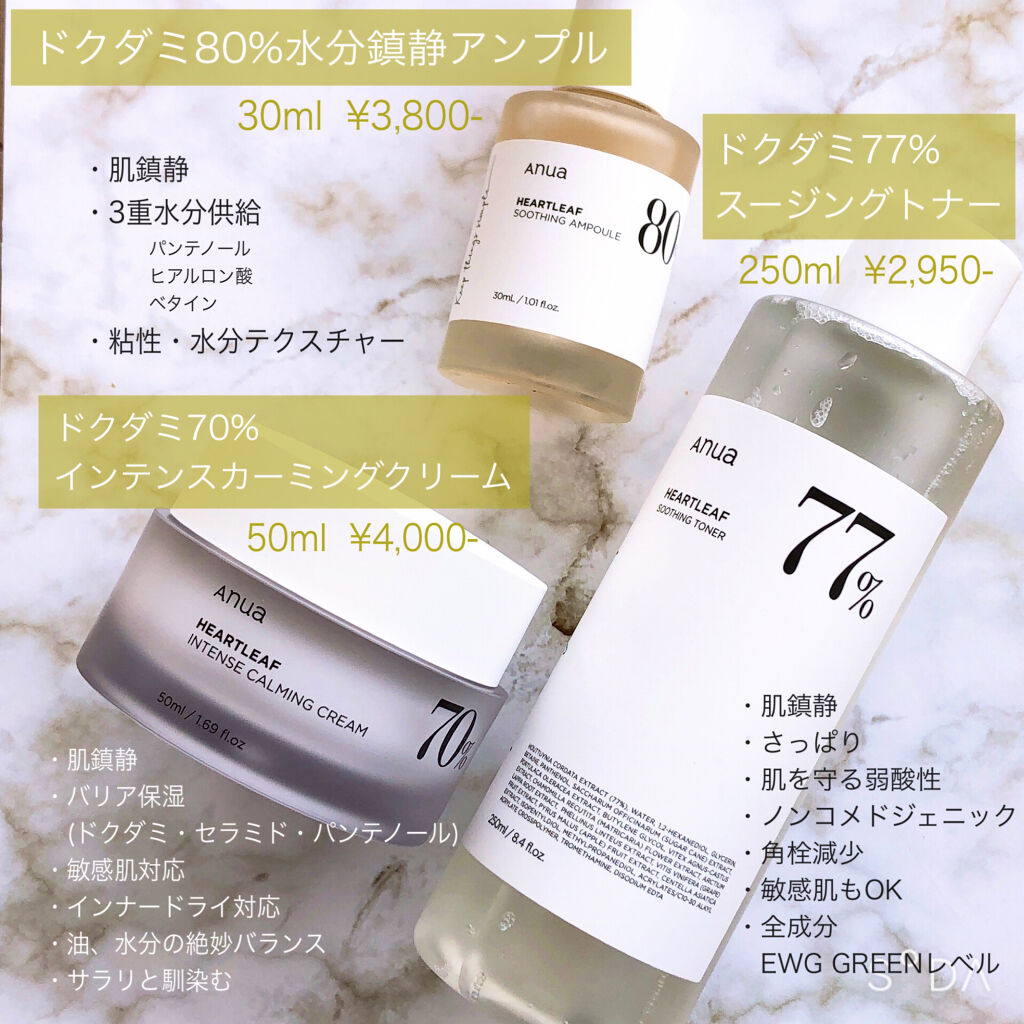 ドクダミ 77 スージングトナー/Anua/化粧水を使ったクチコミ（2枚目）