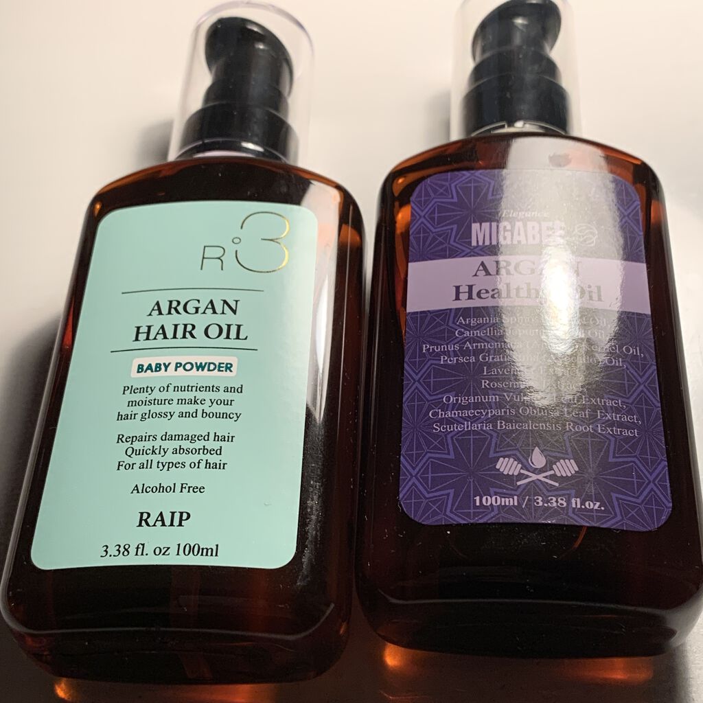 MIGBEEアルガンヘルシーオイル/RAIP/ヘアオイルを使ったクチコミ（1枚目）