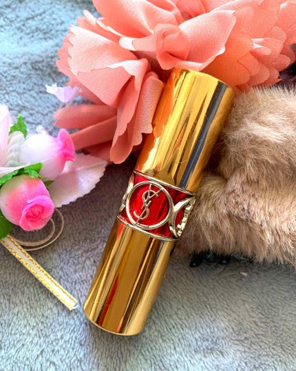 ルージュ ヴォリュプテ シャイン/YVES SAINT LAURENT BEAUTE/口紅を使ったクチコミ(1枚目)