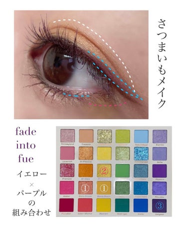 fade into hue/ColourPop/アイシャドウパレットを使ったクチコミ（2枚目）