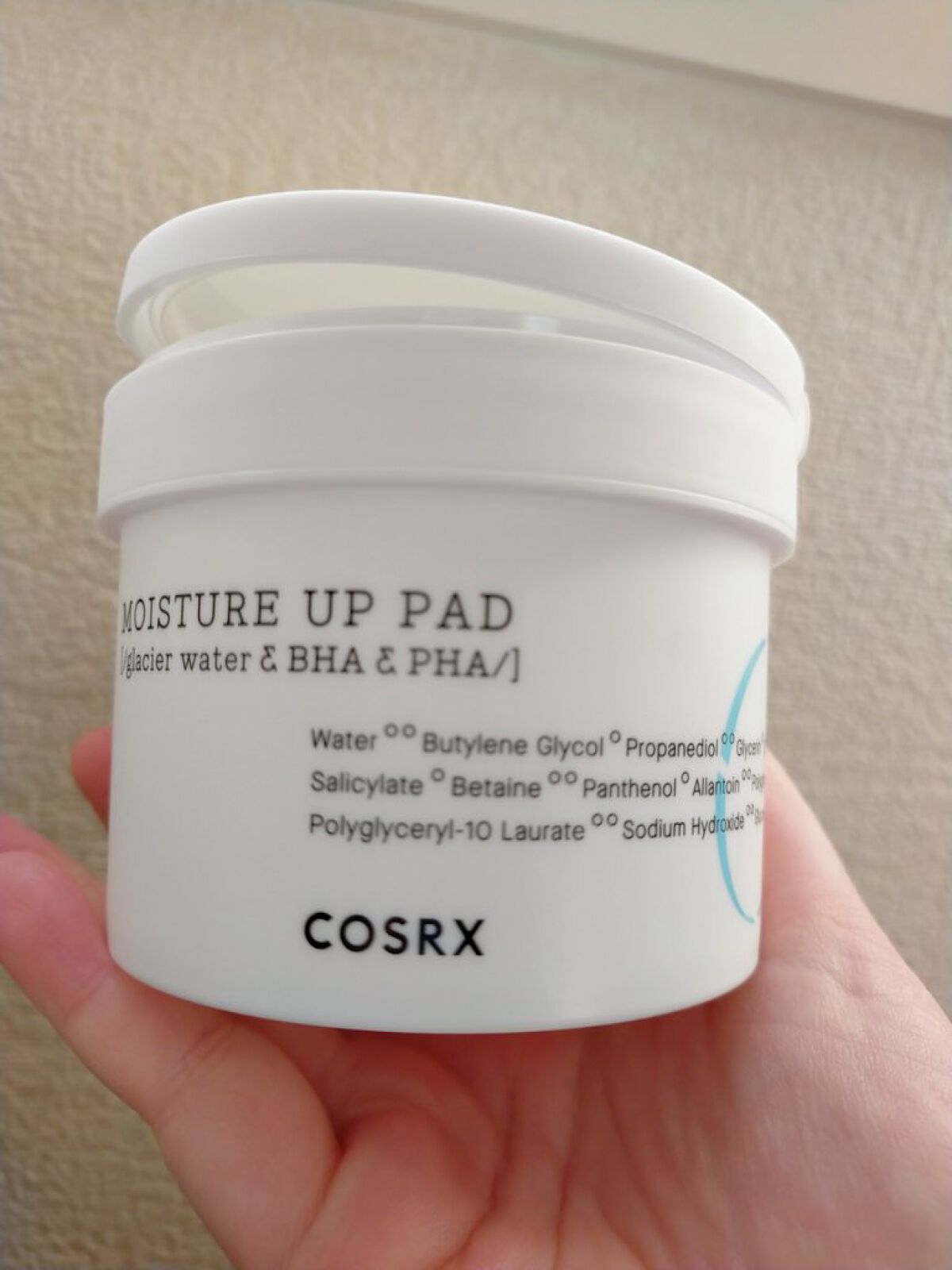 ワンステップモイスチャーアップパッド/COSRX/トナーパッドを使ったクチコミ（2枚目）