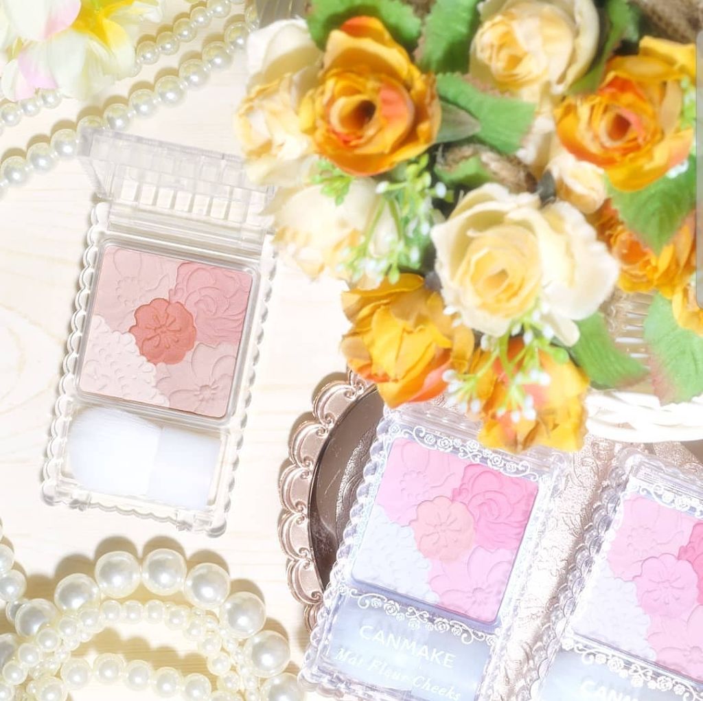 マットフルールチークス/キャンメイク/パウダーチークを使ったクチコミ（1枚目）