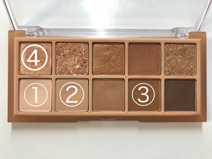 ベターザンパレット/rom&nd/アイシャドウパレットを使ったクチコミ(2枚目)