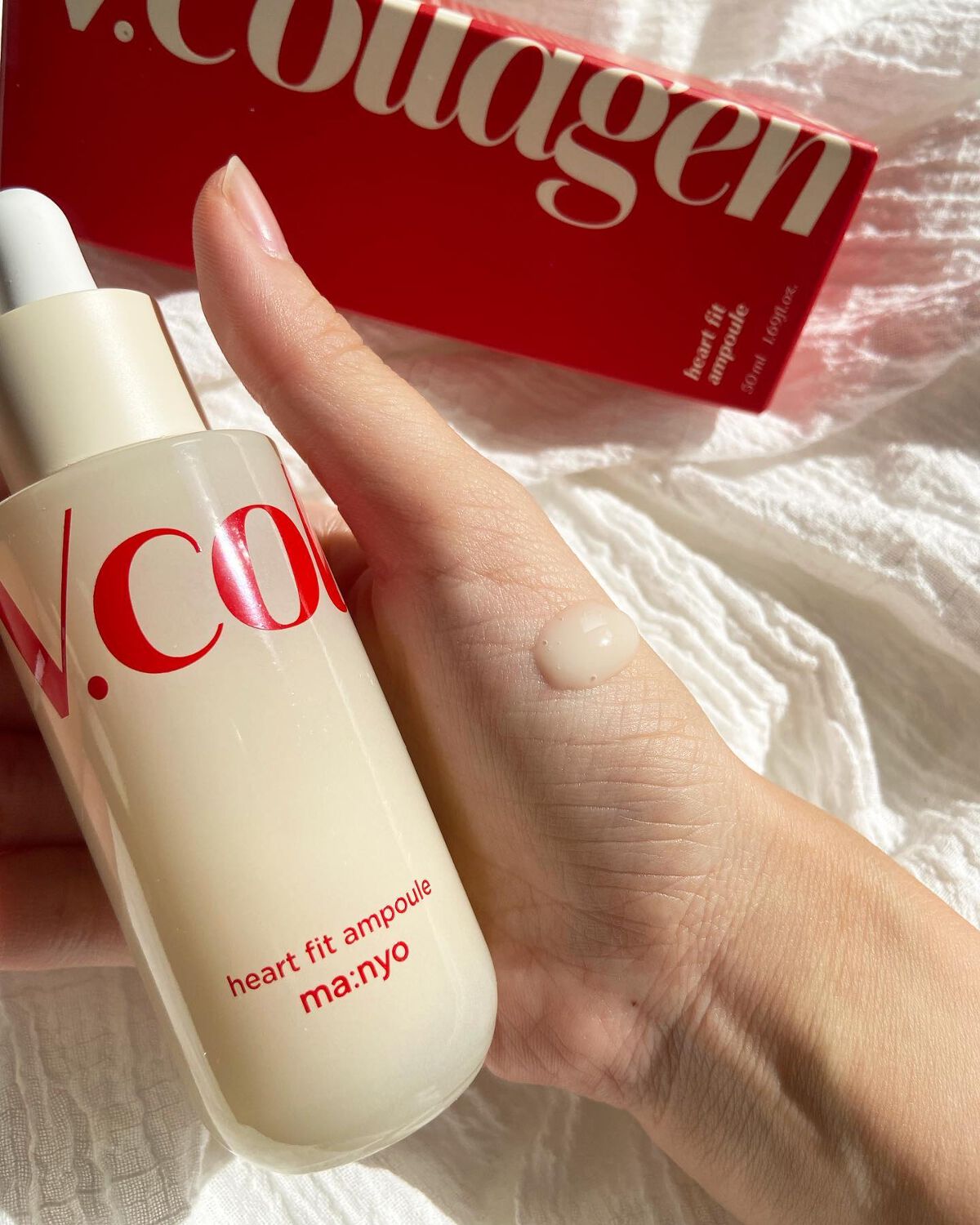 Vコラーゲン ハートフィットアンプル/manyo/美容液を使ったクチコミ（2枚目）