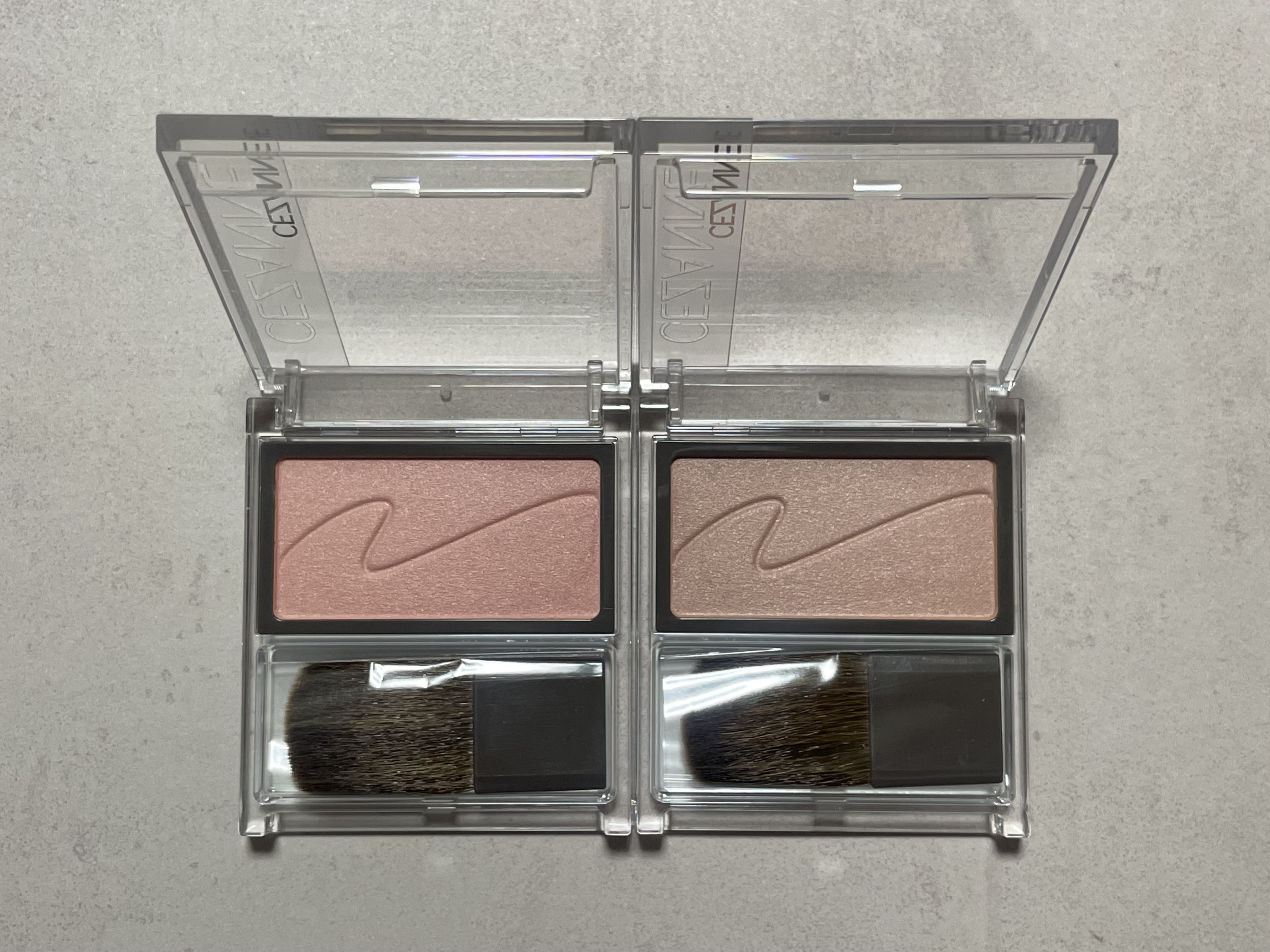 チークブラッシュ/CEZANNE/パウダーチークを使ったクチコミ（1枚目）