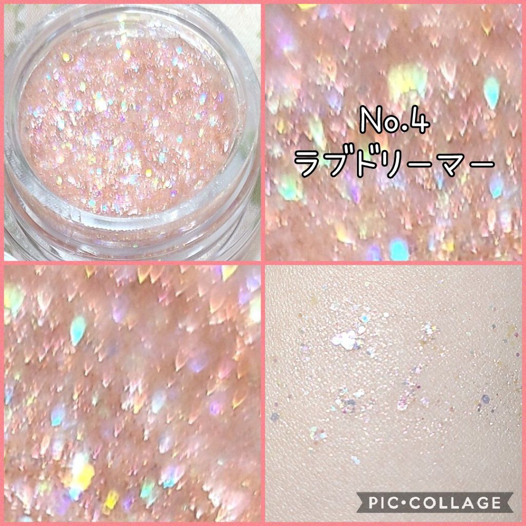 ゲットルーズグリッタージェル/unleashia/グリッターを使ったクチコミ（3枚目）