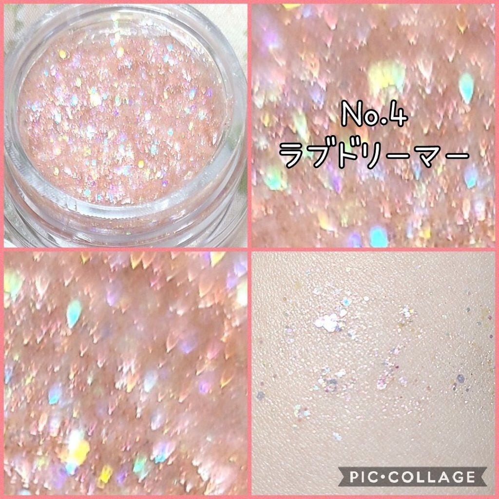 ゲットルーズグリッタージェル/unleashia/グリッターを使ったクチコミ(3枚目)