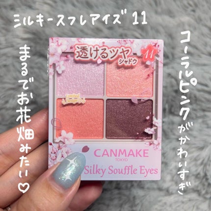 シルキースフレアイズ/キャンメイク/アイシャドウパレットを使ったクチコミ(2枚目)