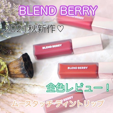 ムースタッチティントリップ		/BLEND BERRY/口紅を使ったクチコミ（1枚目）