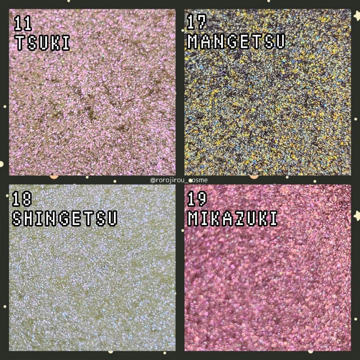 マルチグリッターカラー/ENBAN TOKYO/単色アイシャドウを使ったクチコミ(3枚目)