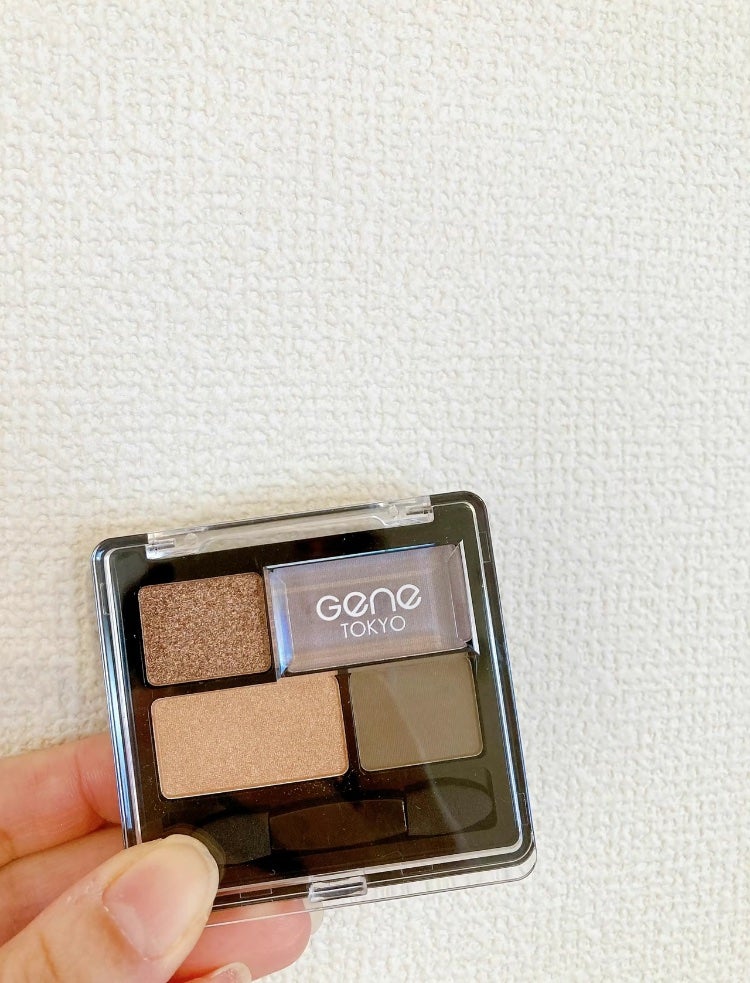 リラクシーアイシャドウ/GENE TOKYO/アイシャドウパレットを使ったクチコミ(3枚目)