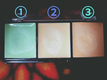 UR GLAM　CONCEALER PALETTE/U R GLAM/パレットコンシーラーを使ったクチコミ（2枚目）