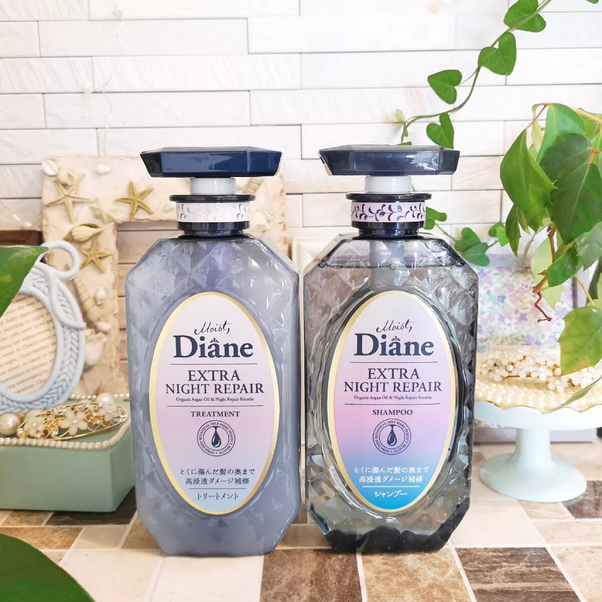 エクストラナイトリペア シャンプー&トリートメント/ダイアン/市販シャンプーを使ったクチコミ(1枚目)