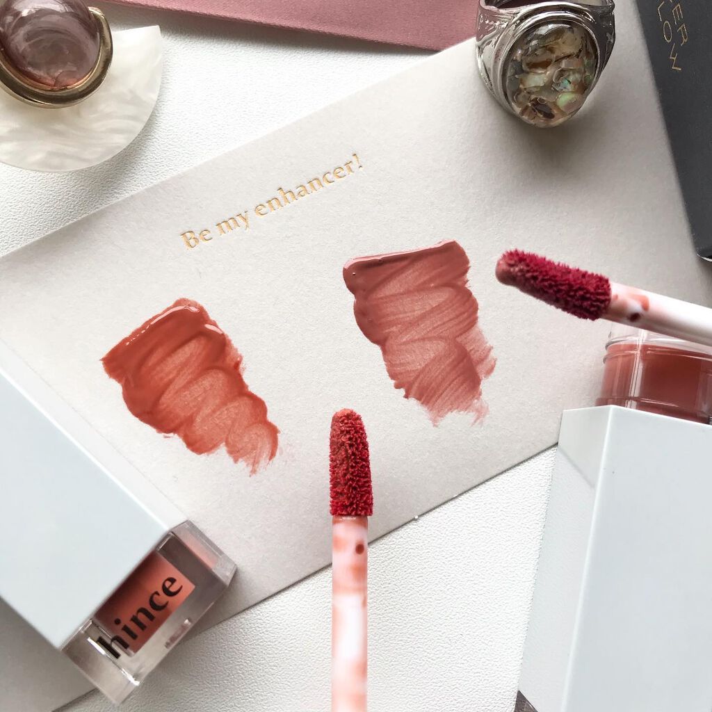 ムードインハンサーリキッドグロウ/hince/口紅を使ったクチコミ(3枚目)