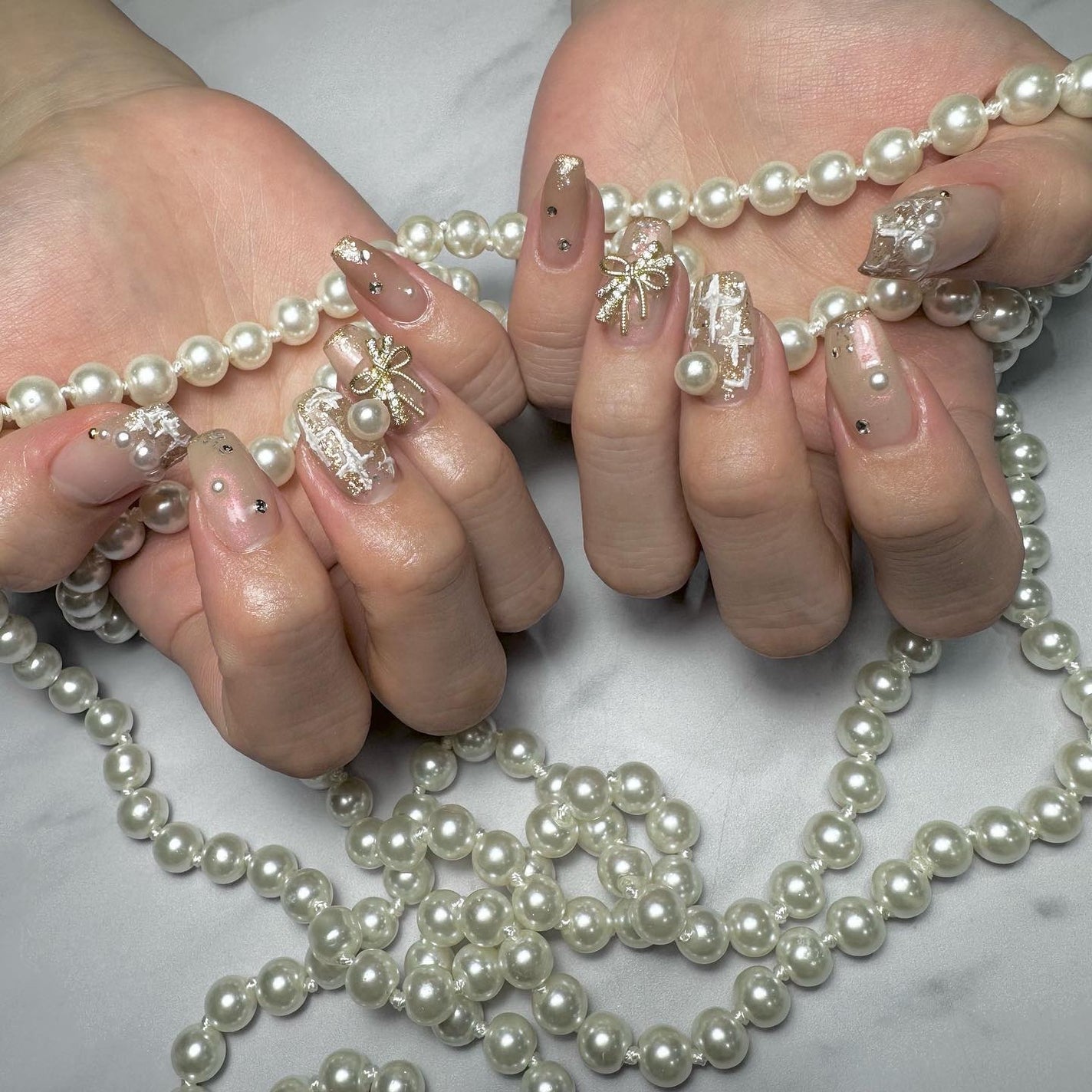 kanna on LIPS 「・・・𝔹𝕖𝕚𝕘𝕖𝕥𝕨𝕖𝕖𝕕×𝕣𝕚𝕓𝕓𝕠𝕟𓂃🎀𓈒𓏸ベージュ系のツ..」(3枚目)